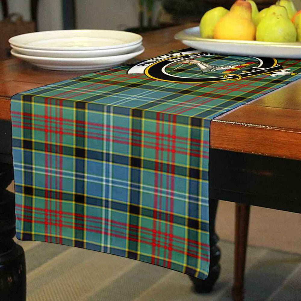 Clan Clan Paisley Tartan Crest Table Runner Cotton LE60 Paisley Tartan Tartan Table Runner   