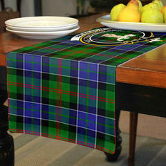 Clan Clan Paterson Tartan Crest Table Runner Cotton KG53 Paterson Tartan Tartan Table Runner   