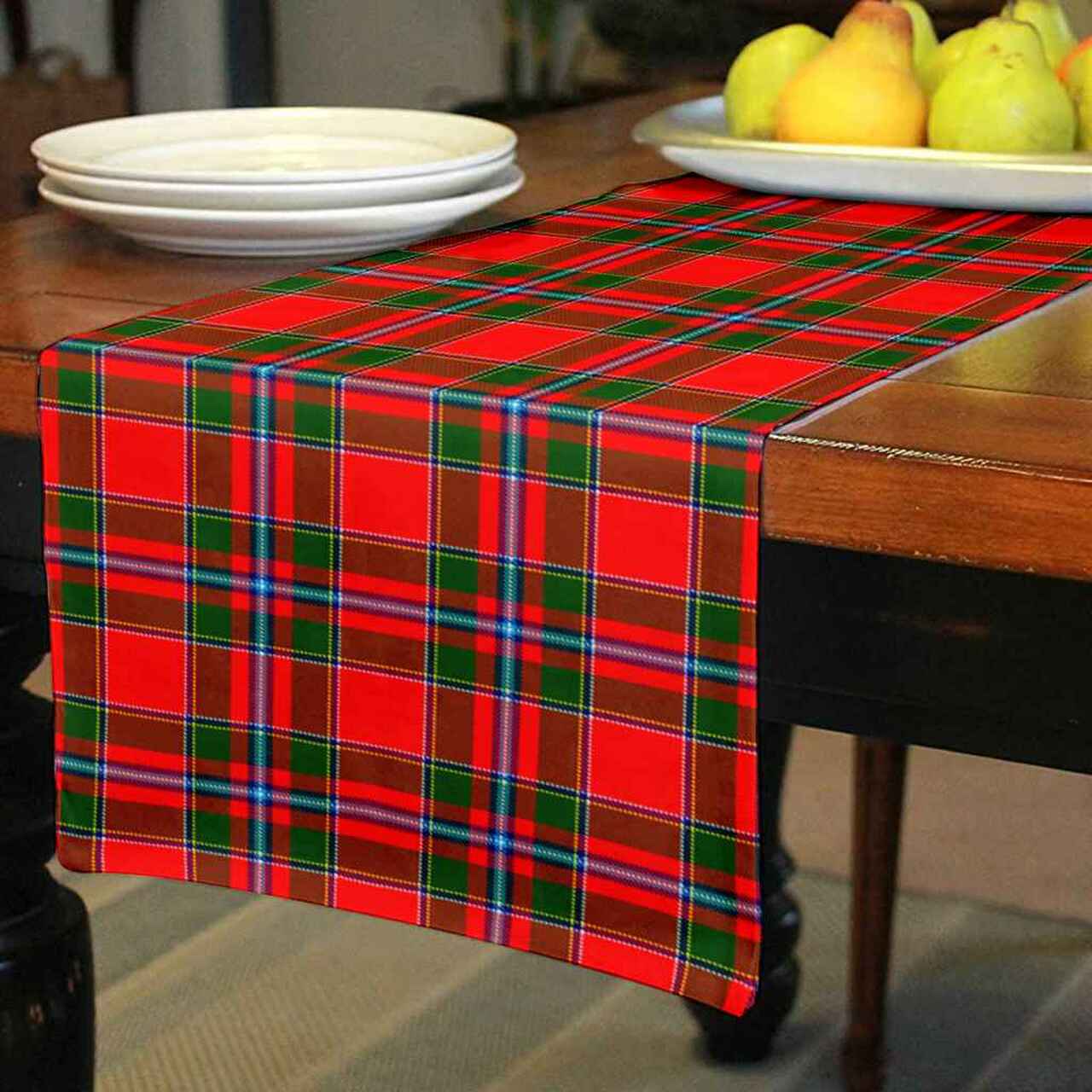 Clan Clan Perthshire District Tartan Table Runner Cotton RV94 Perthshire District Tartan Tartan Table Runner   