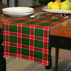 Clan Clan Pollock Tartan Crest Table Runner Cotton KN28 Pollock Tartan Tartan Table Runner   