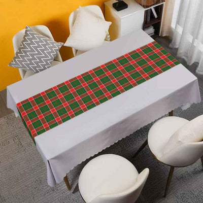Clan Pollock Modern Tartan Table Runner Cotton