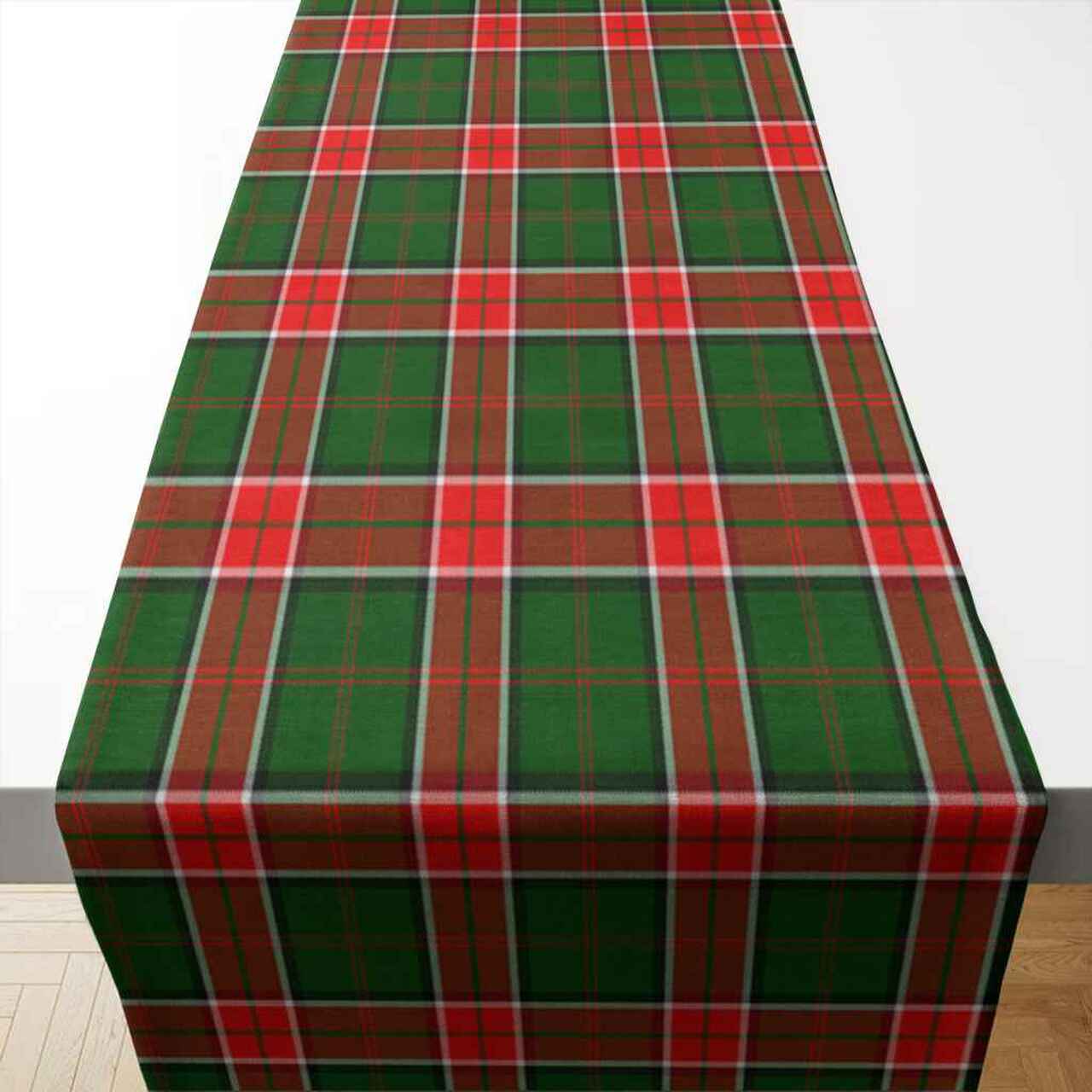 Clan Clan Pollock Modern Tartan Table Runner Cotton HF98 Pollock Modern Tartan Tartan Table Runner   