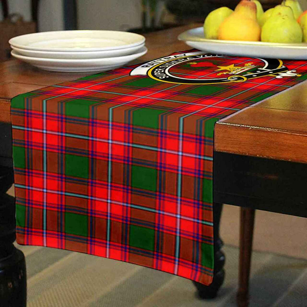 Clan Rattray Tartan Crest Table Runner Cotton OR44 Rattray Tartan Tartan Table Runner   