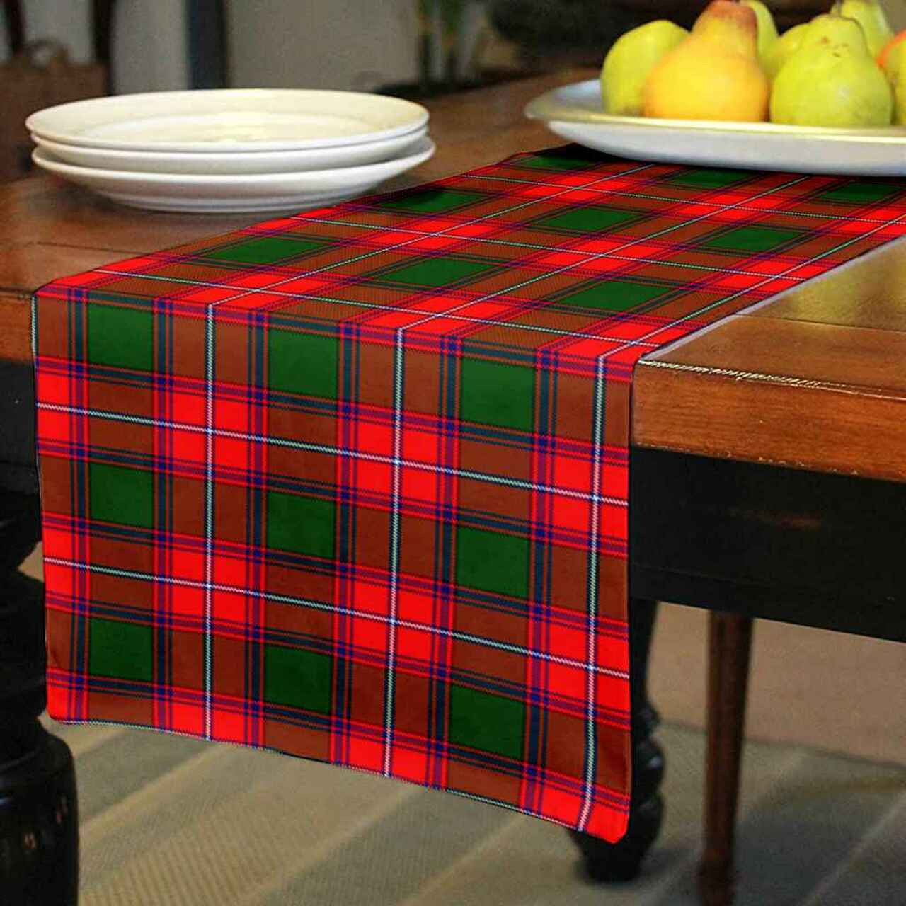 Clan Rattray Modern Tartan Table Runner Cotton TE30 Rattray Modern Tartan Tartan Table Runner   