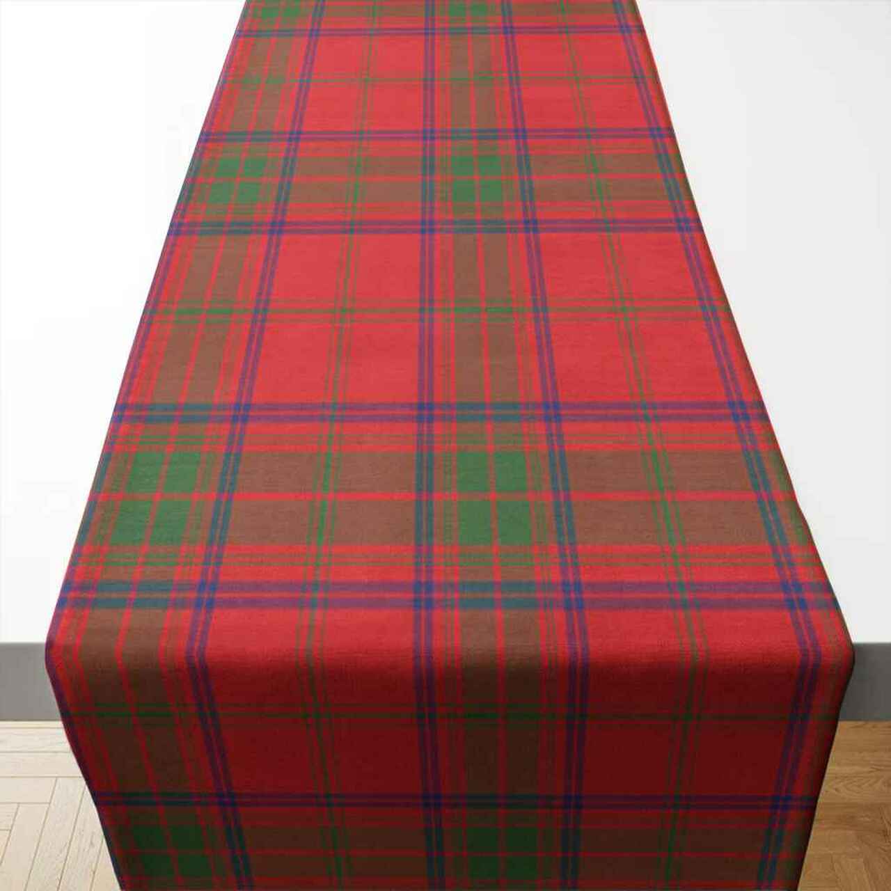 Clan Ross Modern Tartan Table Runner Cotton DF56 Ross Modern Tartan Tartan Table Runner   