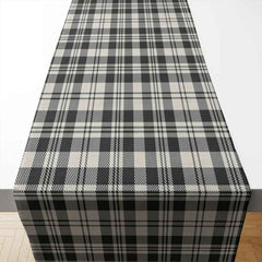 Clan Scott Black & White Ancient Tartan Table Runner Cotton OM30 Clan Scott (Scott Tartan) Tartan Table Runner   