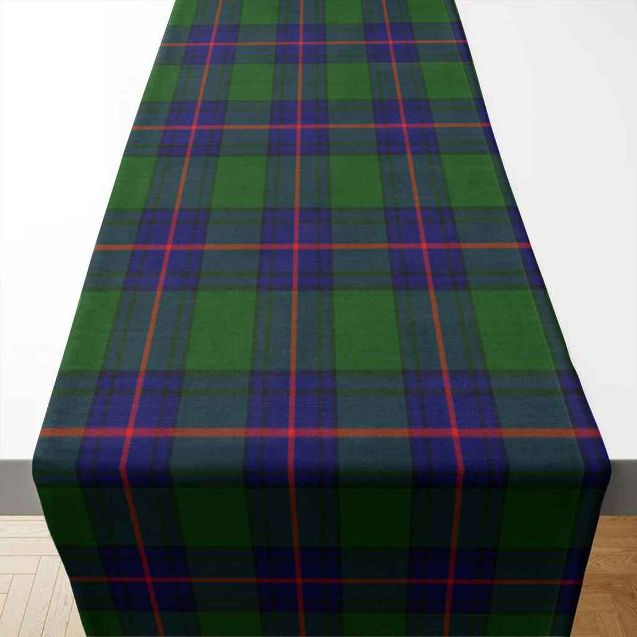 Clan Shaw Modern Tartan Table Runner Cotton JL14 Shaw Modern Tartan Tartan Table Runner   