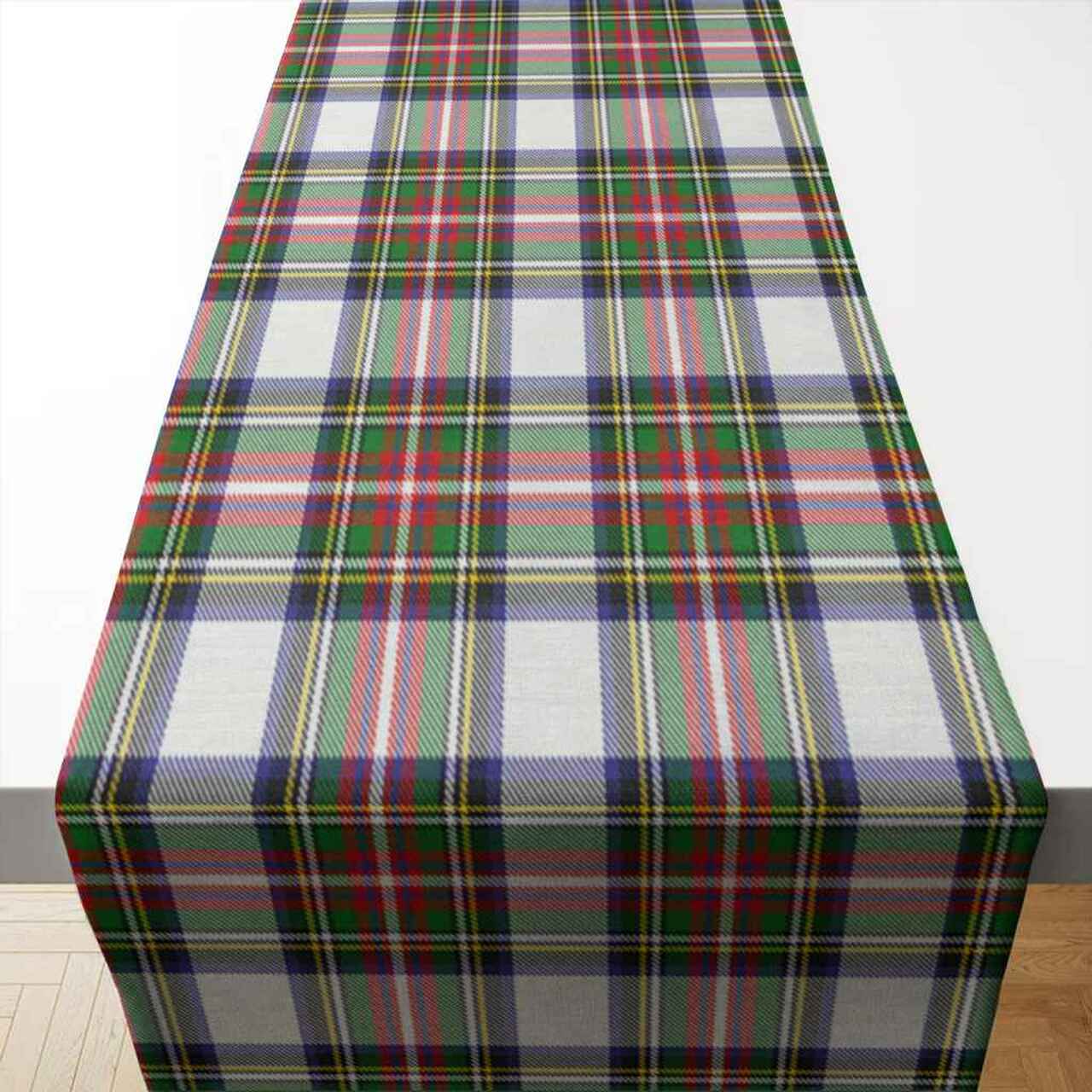 Clan Stewart Dress Modern Tartan Table Runner Cotton EF71 Stewart Dress Modern Tartan Tartan Table Runner   
