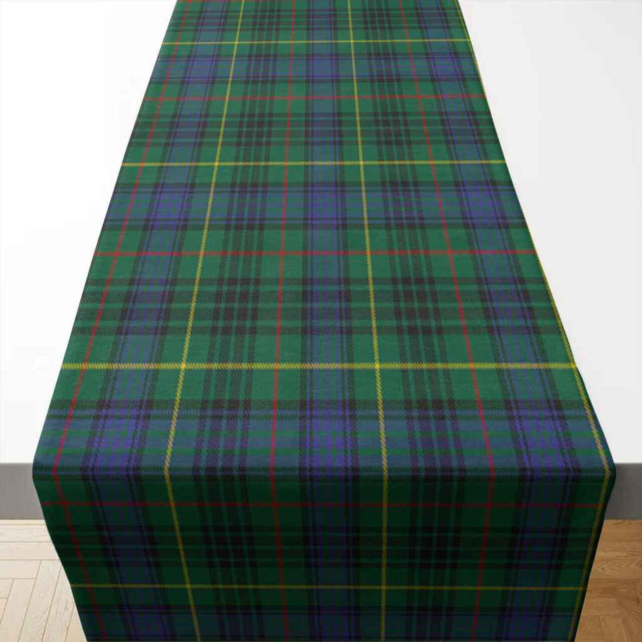 Clan Stewart Hunting Modern Tartan Table Runner Cotton FL76 Stewart Hunting Modern Tartan Tartan Table Runner   