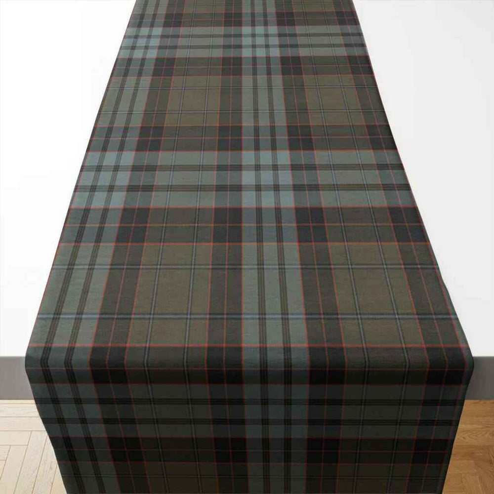 Clan Stewart Old Weathered Tartan Table Runner Cotton AE52 Stewart Old Weathered Tartan Tartan Table Runner   