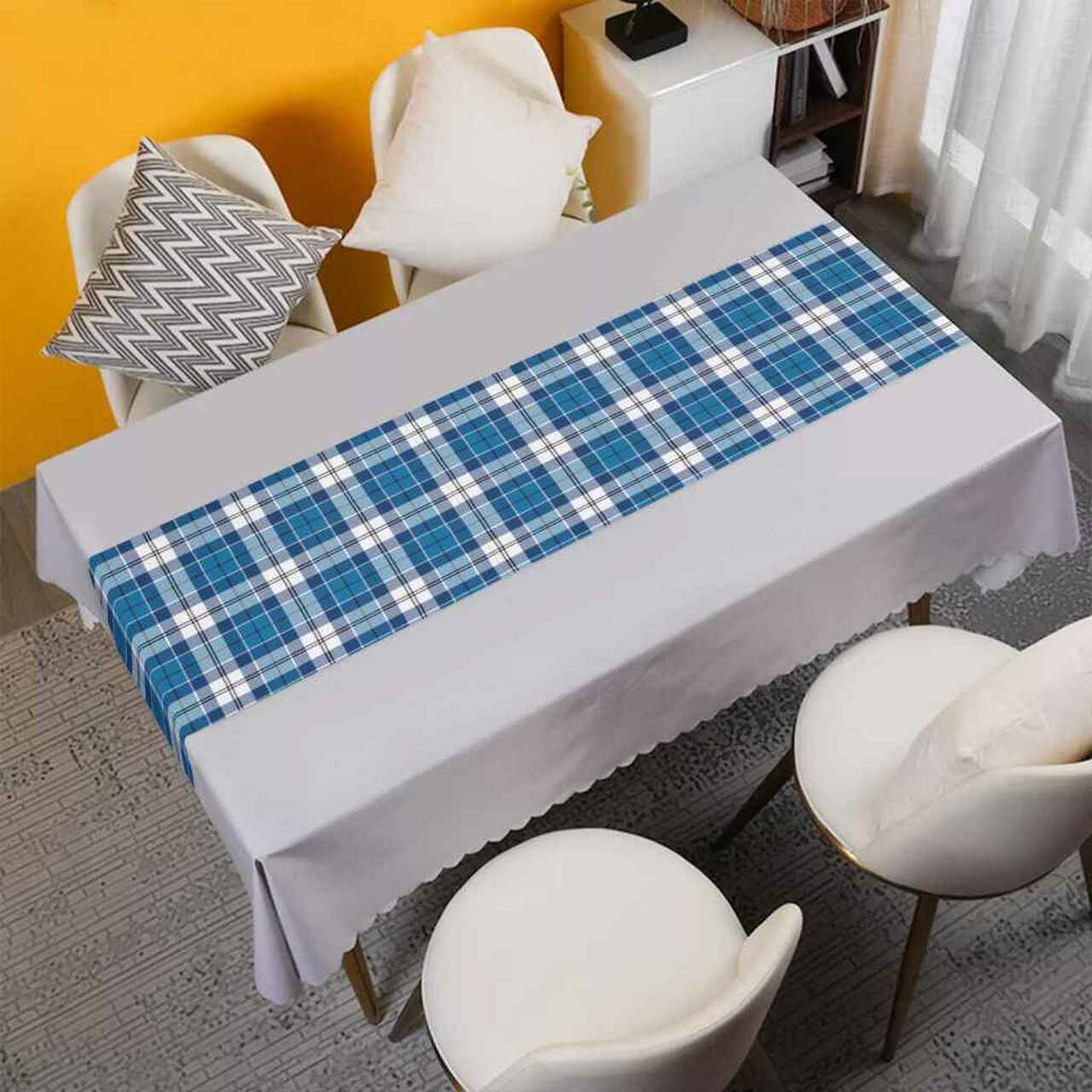 Clan Strathclyde District Tartan Table Runner Cotton SX71 Strathclyde District Tartan Tartan Table Runner   