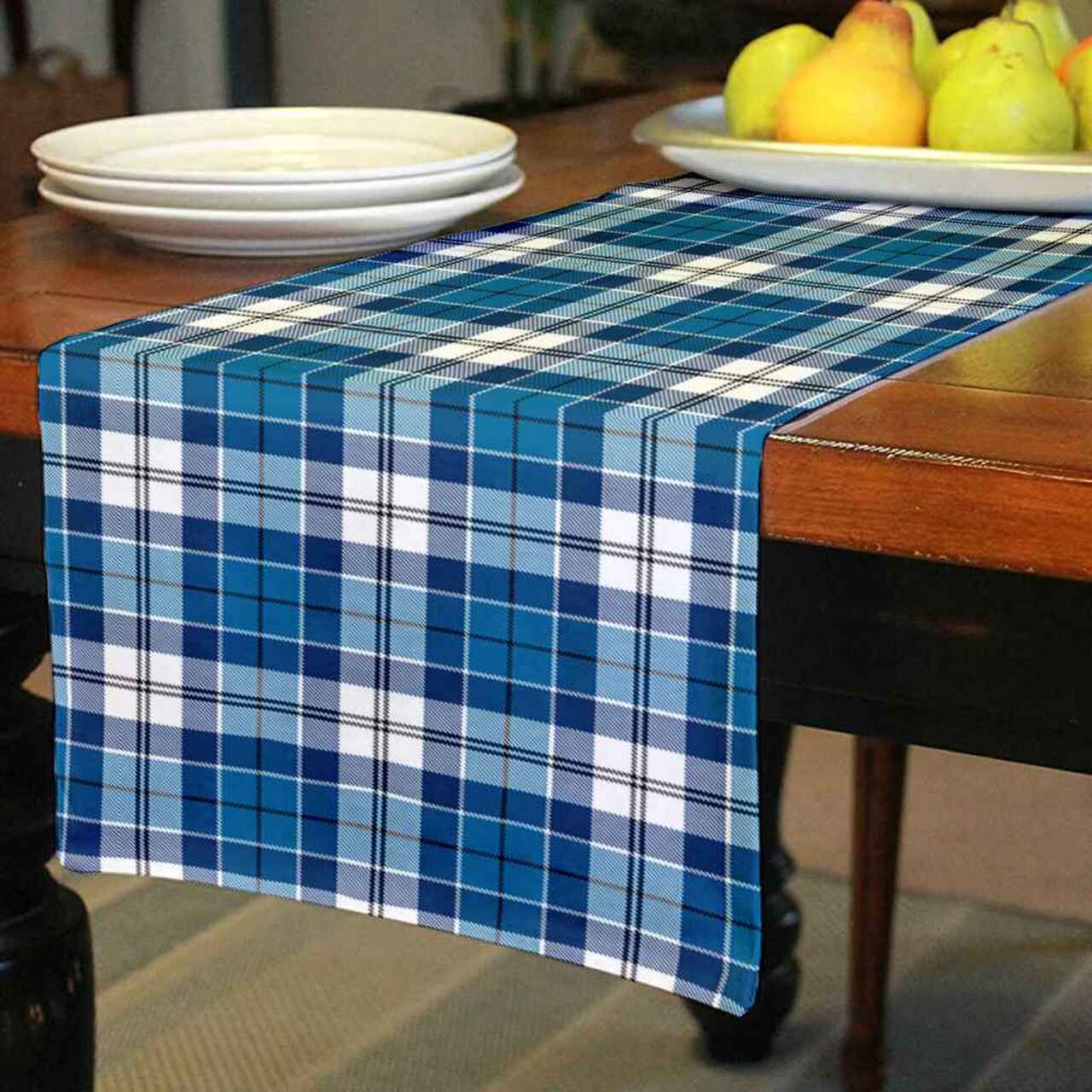 Clan Strathclyde District Tartan Table Runner Cotton SX71 Strathclyde District Tartan Tartan Table Runner   