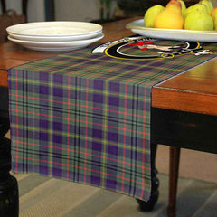 Clan Taylor Tartan Crest Table Runner Cotton FS52 Taylor Tartan Tartan Table Runner   