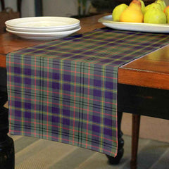 Clan Taylor Weathered Tartan Table Runner Cotton SO56 Taylor Weathered Tartan Tartan Table Runner   