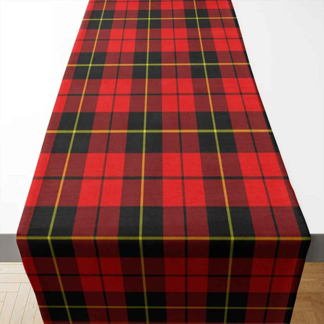 Clan Wallace Hunting - Red Tartan Table Runner Cotton YM28 Wallace Hunting - Red Tartan Tartan Table Runner   