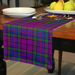 Clan Wardlaw Tartan Crest Table Runner Cotton UI20 Wardlaw Tartan Tartan Table Runner   