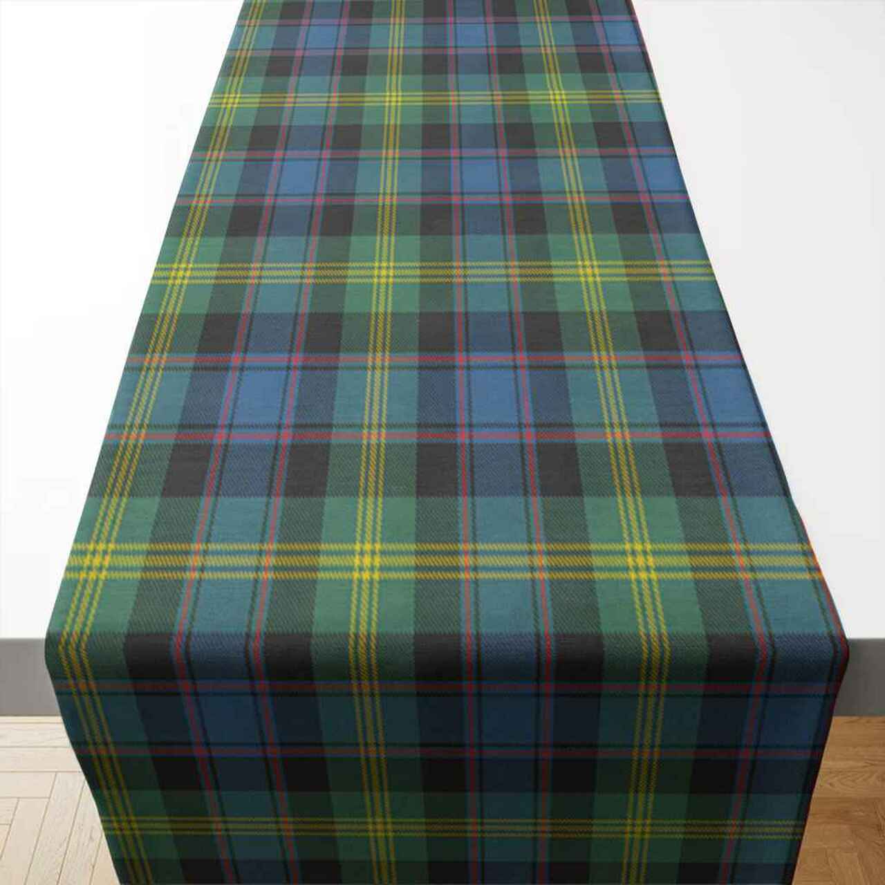 Clan Watson Ancient Tartan Table Runner Cotton LA18 Watson Ancient Tartan Tartan Table Runner   