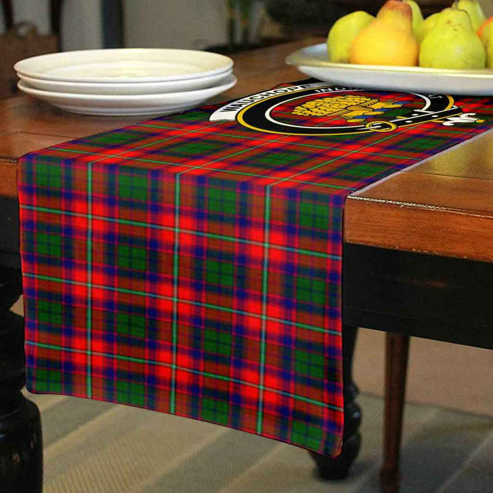 Clan Wauchope (or Waugh) Tartan Crest Table Runner Cotton GQ16 Wauchope (or Waugh) Tartan Tartan Table Runner   