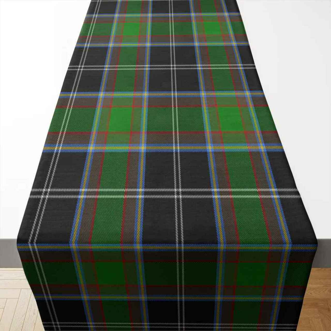 Clan Webster Tartan Table Runner Cotton KR75 Webster Tartan Tartan Table Runner   