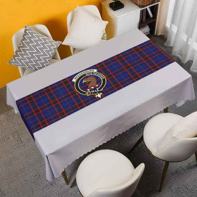 Clan Wedderburn Tartan Crest Table Runner Cotton BT97