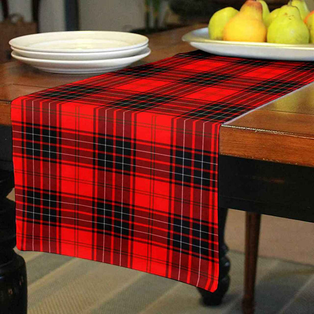 Clan Wemyss Modern Tartan Table Runner Cotton CA31 Wemyss Modern Tartan Tartan Table Runner   