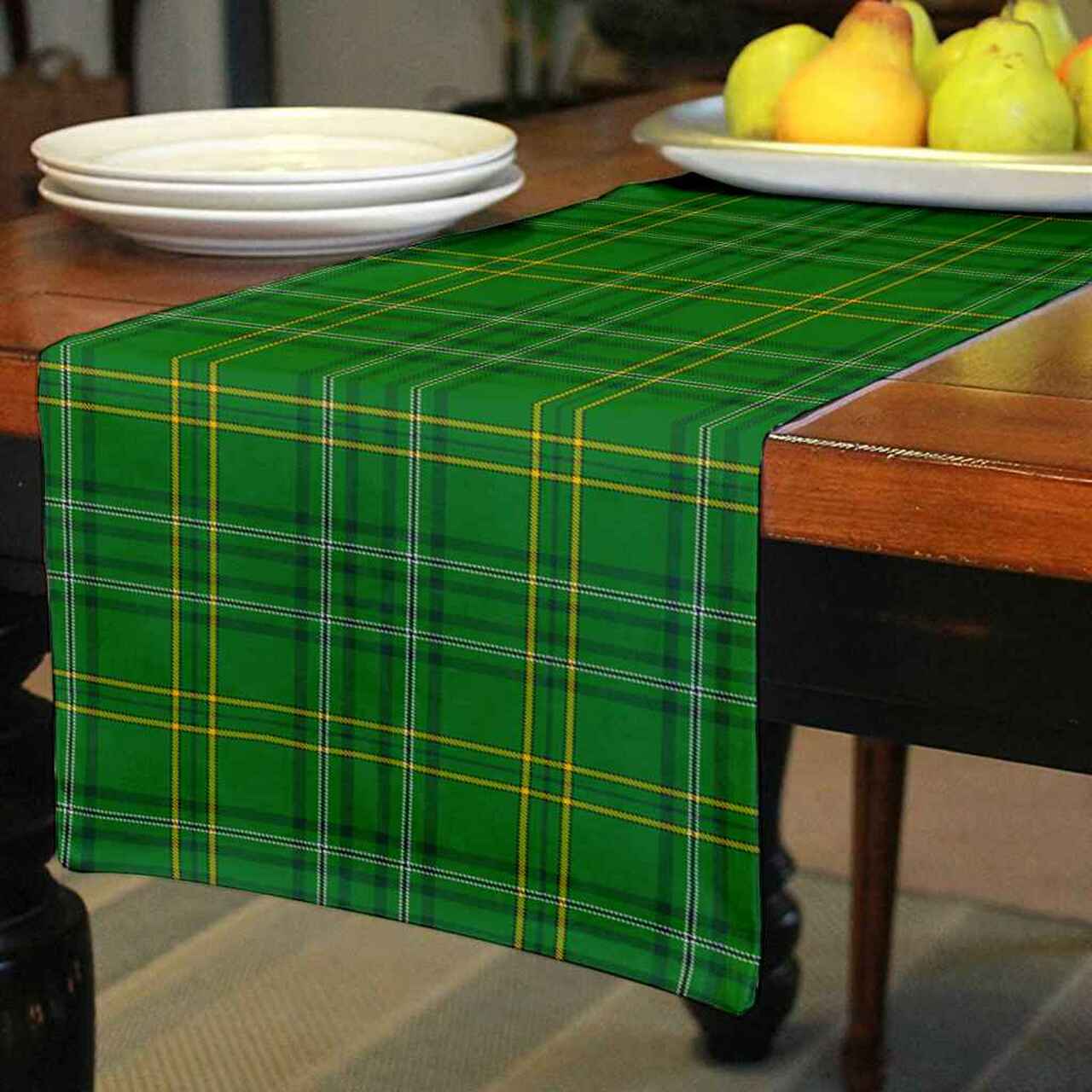 Clan Wexford County Tartan Table Runner Cotton BY92 Wexford County Tartan Tartan Table Runner   