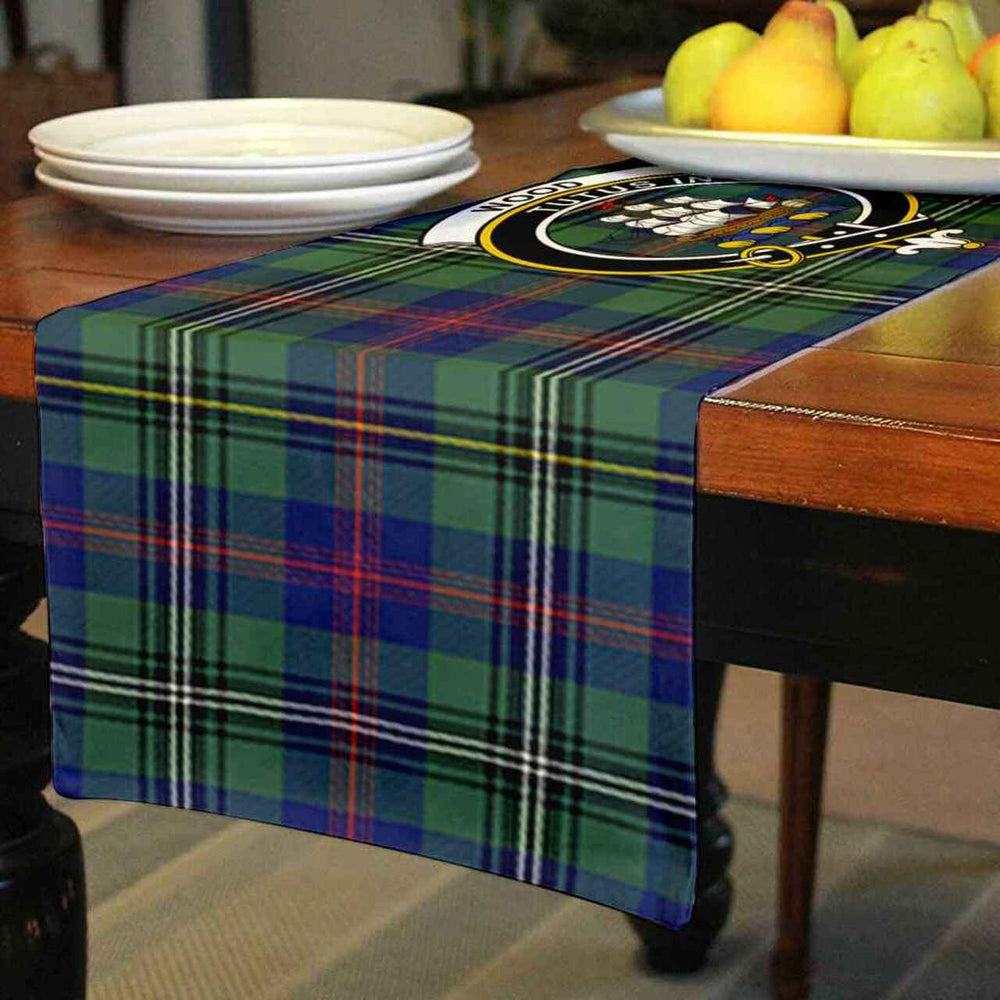 Clan Wood Tartan Crest Table Runner Cotton NA99 Wood Tartan Tartan Table Runner   
