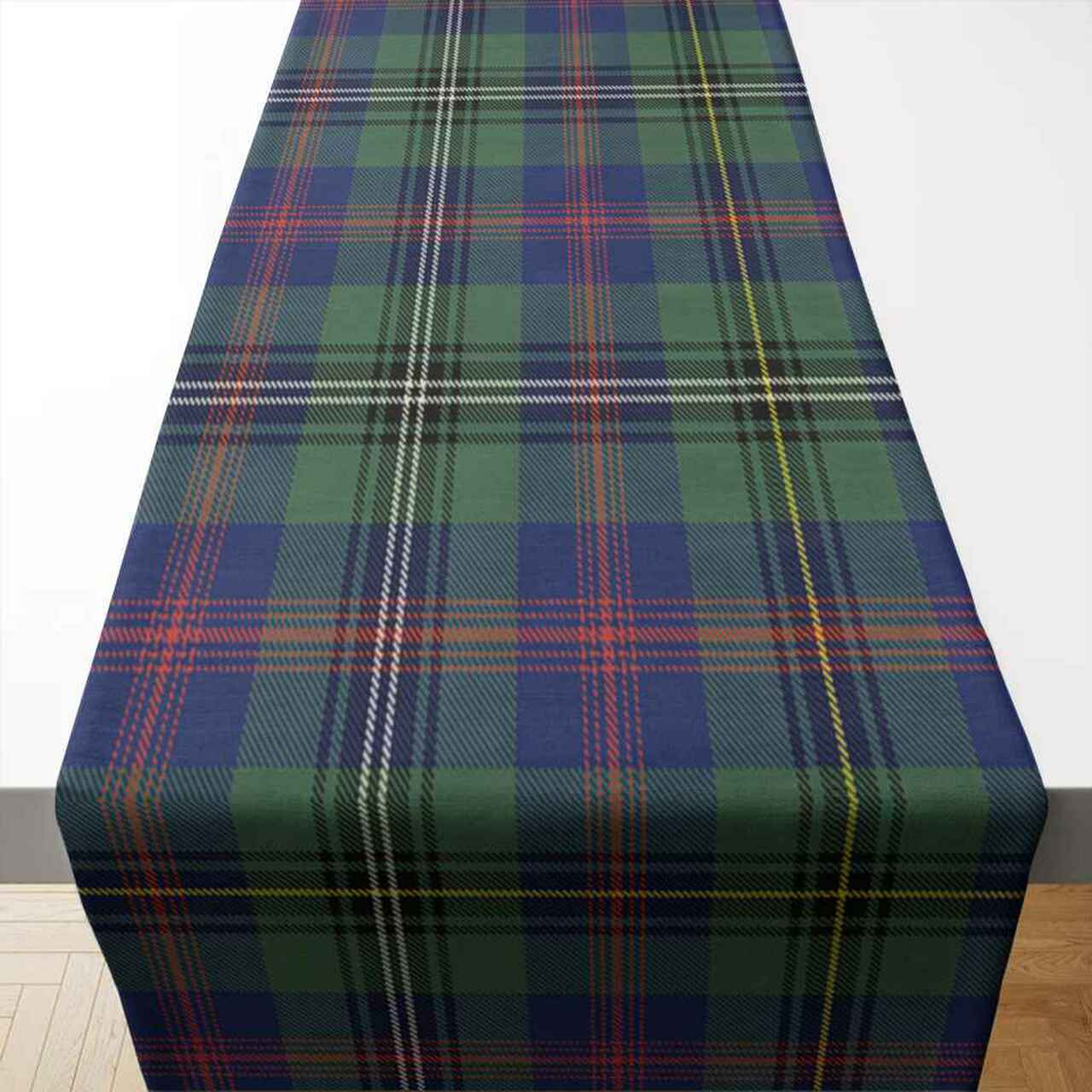 Clan Wood Modern Tartan Table Runner Cotton ZJ11 Wood Modern Tartan Tartan Table Runner   