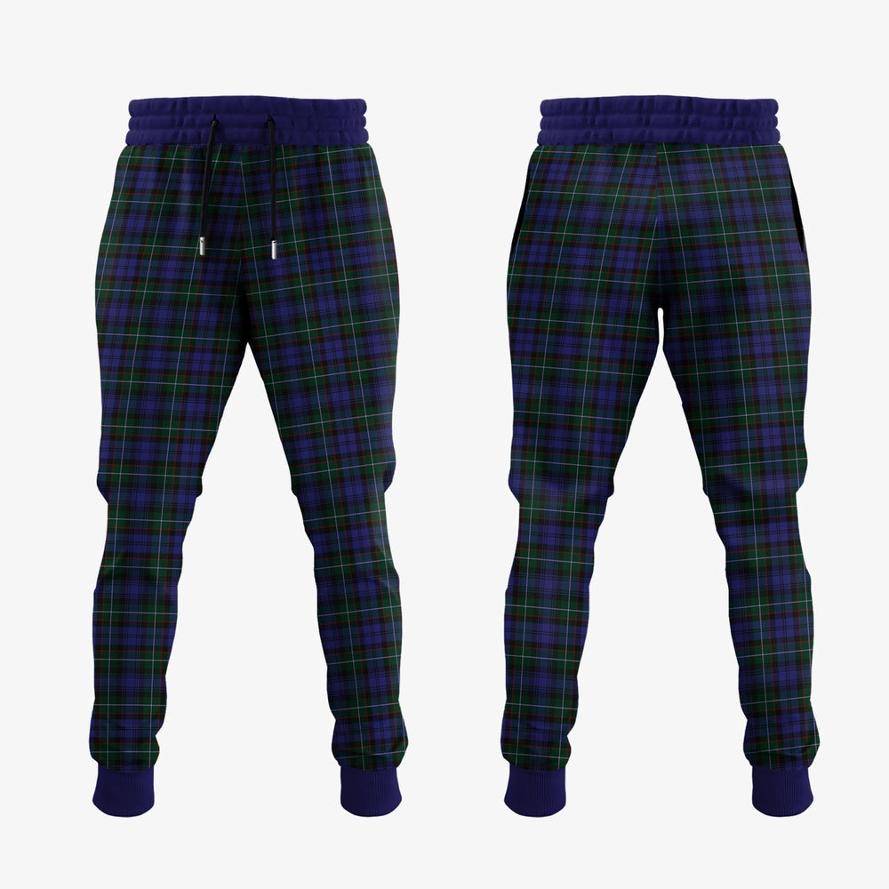 Clan Sempill Tartan Crest Jogger Sweatpants LA54 Clan Sempill Tartan Today   