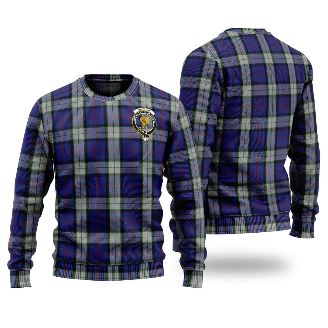 Clan Sinclair Dress Tartan Christmas Ugly Sweater XS65 Sinclair Dress Tartan Tartan Sweater   