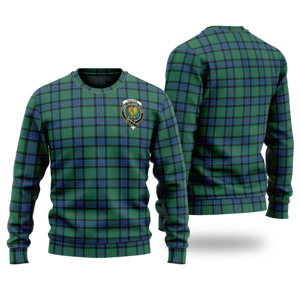 Clan Sinclair Hunting Ancient Tartan Christmas Ugly Sweater JL92 Sinclair Hunting Ancient Tartan Tartan Sweater   
