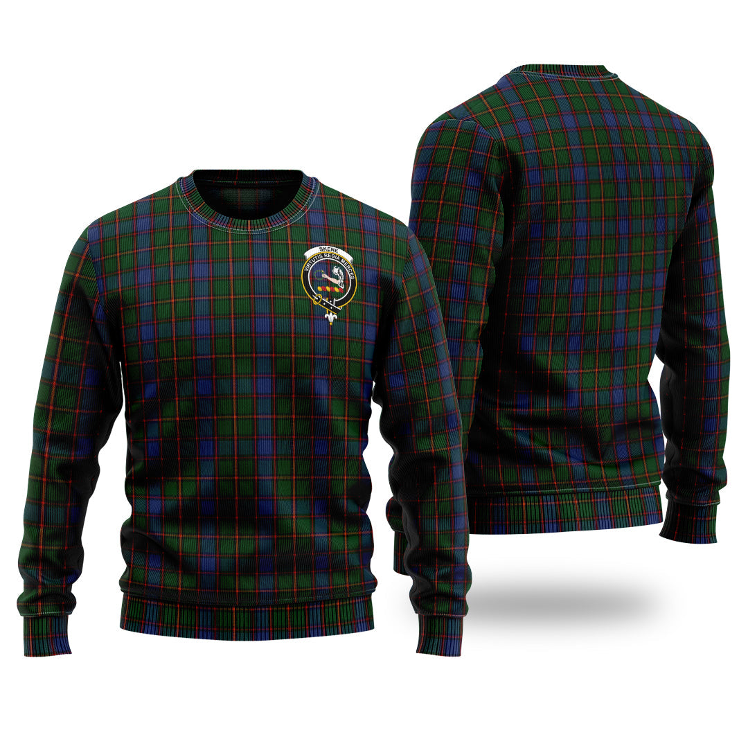 Clan Skene Tartan Christmas Ugly Sweater FA41 Skene Tartan Tartan Sweater   