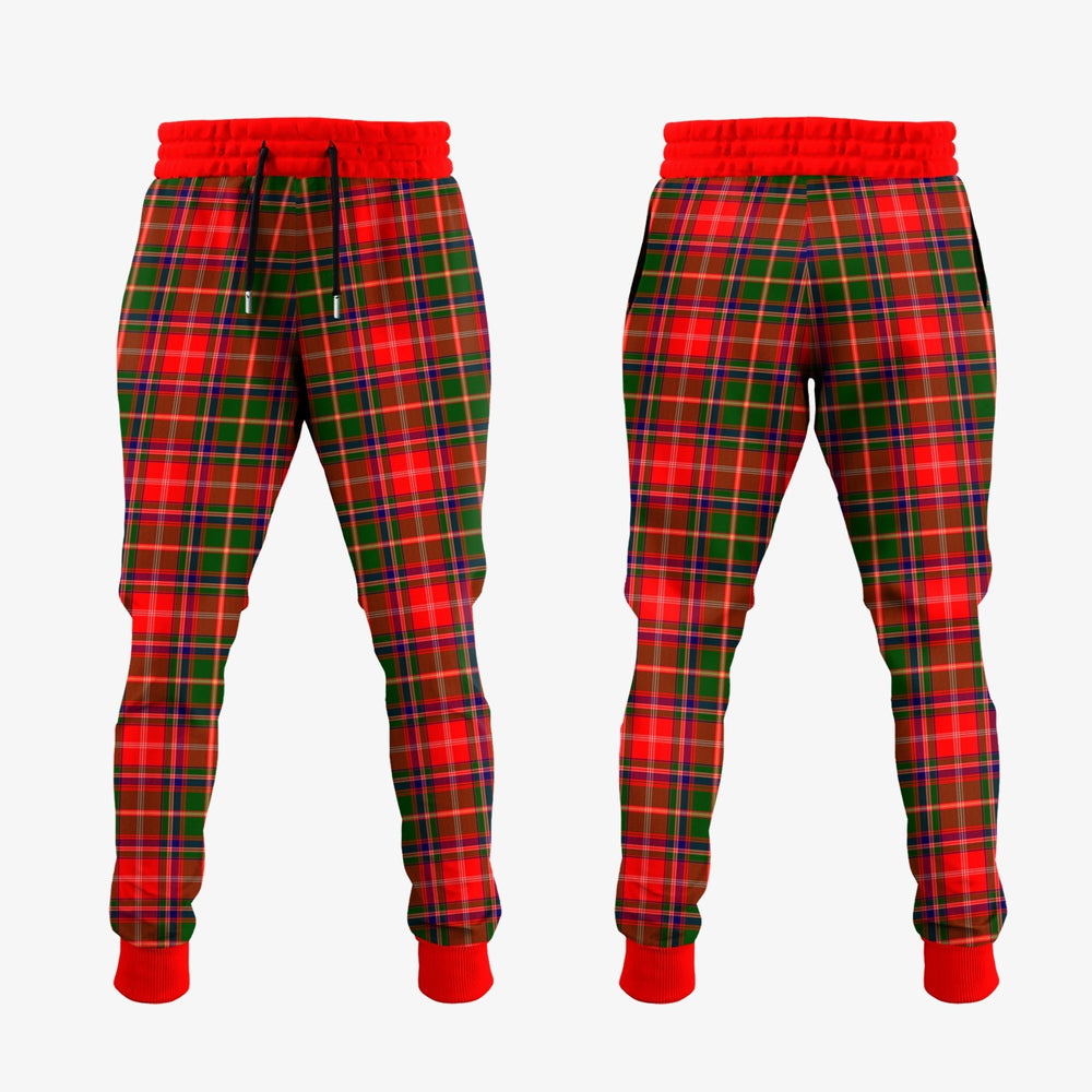 Clan Somerville Modern Tartan Crest Jogger Sweatpants RZ24 Clan Somerville Tartan Today   