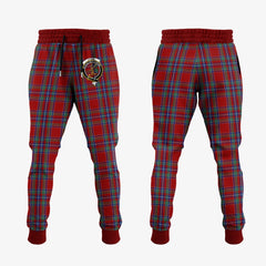 Clan Spens Tartan Crest Jogger Sweatpants FW71 Clan Spens Tartan Today   