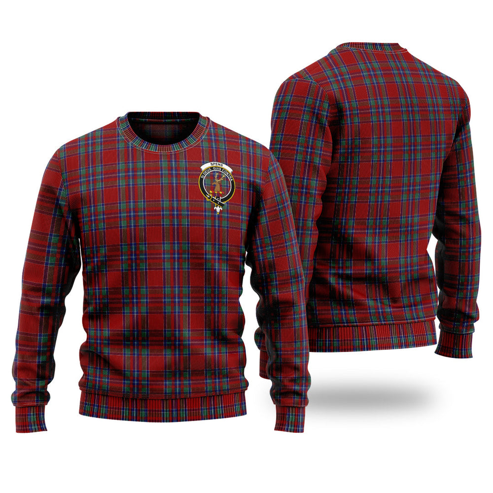 Clan Spens Tartan Christmas Ugly Sweater CL59 Spens Tartan Tartan Sweater   