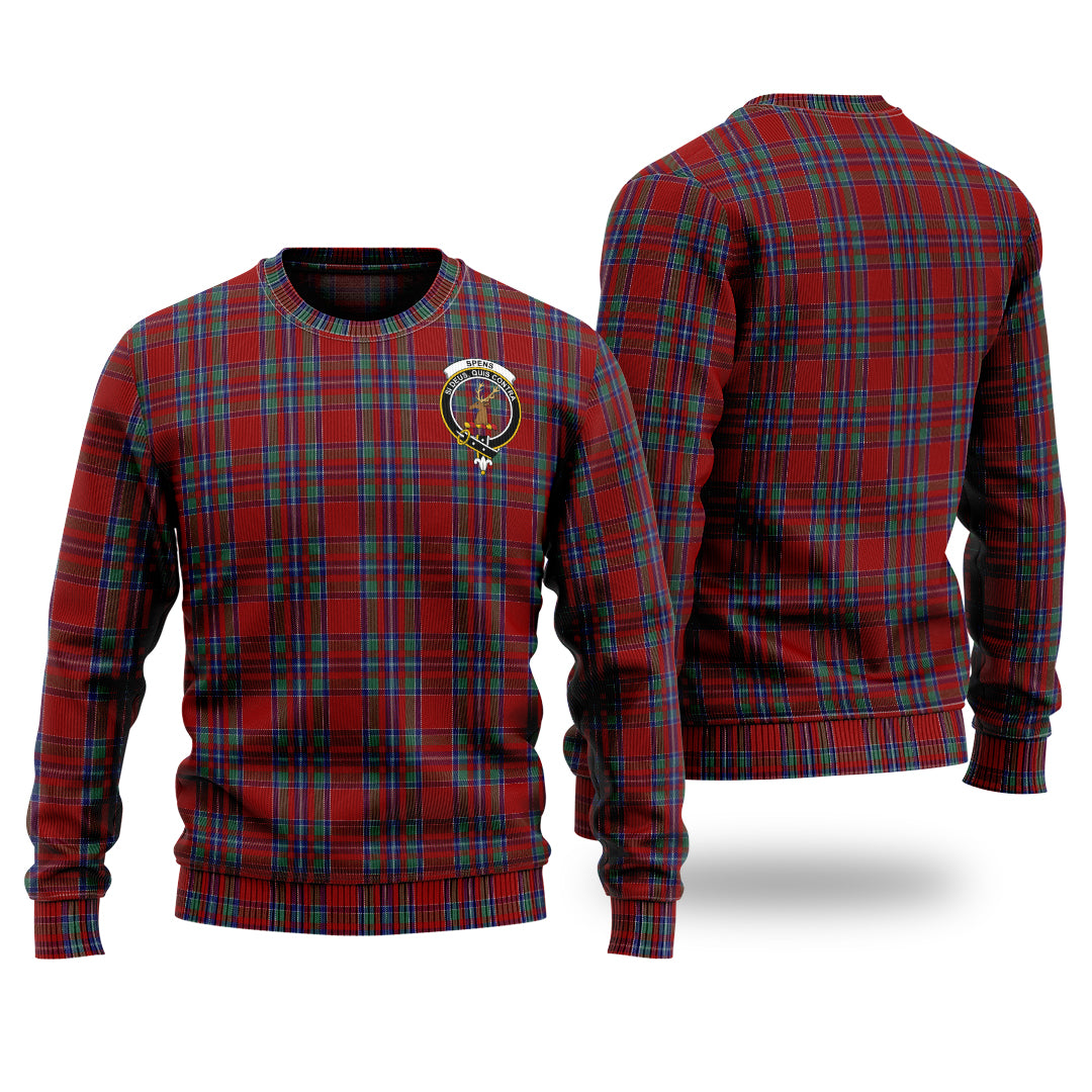 Clan Spens Tartan Christmas Ugly Sweater CL59 Spens Tartan Tartan Sweater   