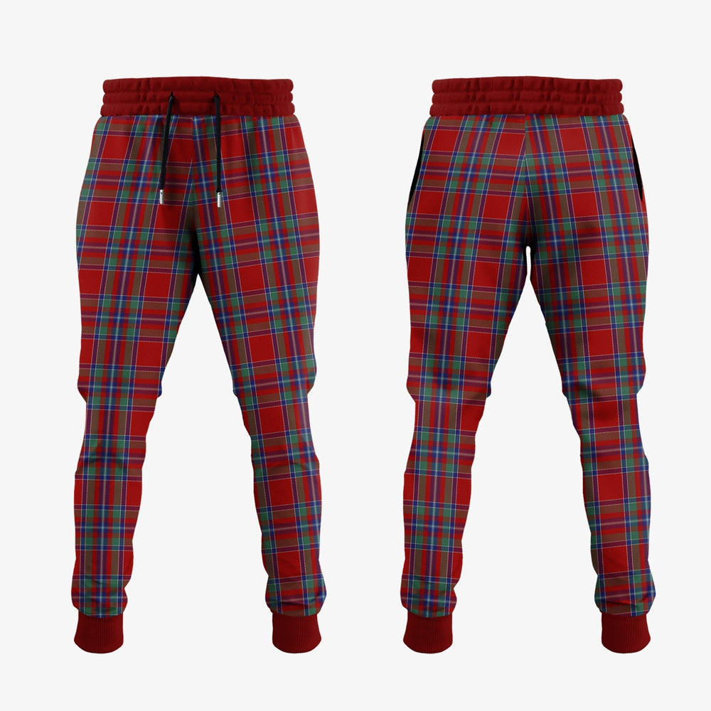 Clan Spens Tartan Crest Jogger Sweatpants FW71 Clan Spens Tartan Today   