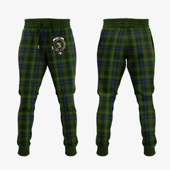 Clan Stewart Hunting Tartan Crest Jogger Sweatpants WJ76 Clan Stewart Tartan Today   