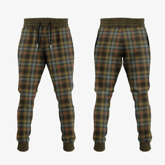 Clan Stewart Hunting Weathered Tartan Crest Jogger Sweatpants YX41 Clan Stewart Tartan Today   