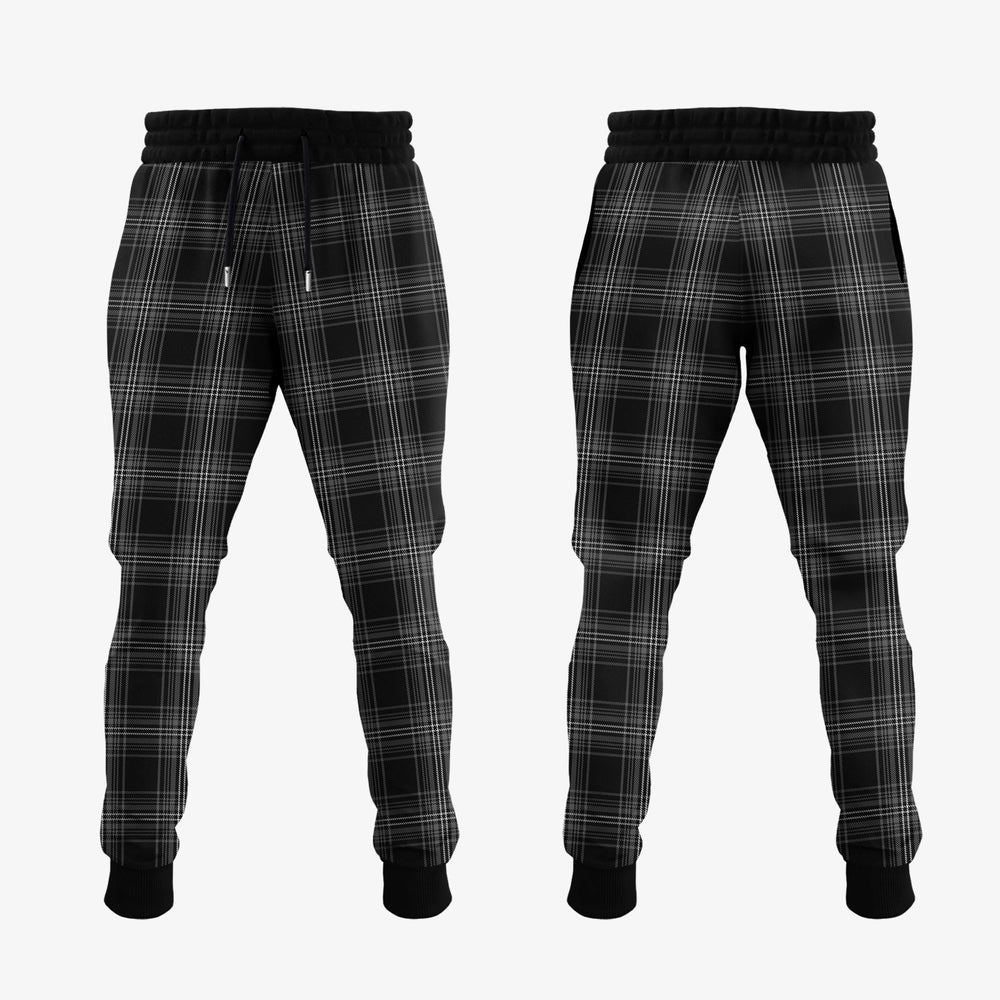 Clan Stewart Mourning Tartan Crest Jogger Sweatpants FP81 Clan Stewart Tartan Today   