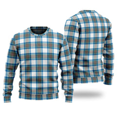 Clan Stewart Muted Blue Tartan Christmas Ugly Sweater RW41 Stewart Muted Blue Tartan Tartan Sweater   