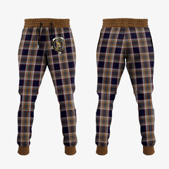 Clan Stewart Navy Tartan Crest Jogger Sweatpants ZR49 Clan Stewart Tartan Today   