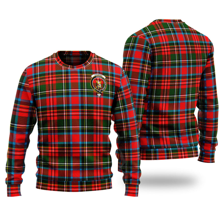 Clan Stewart Royal Tartan Christmas Ugly Sweater LM92 Stewart Royal Tartan Tartan Sweater   