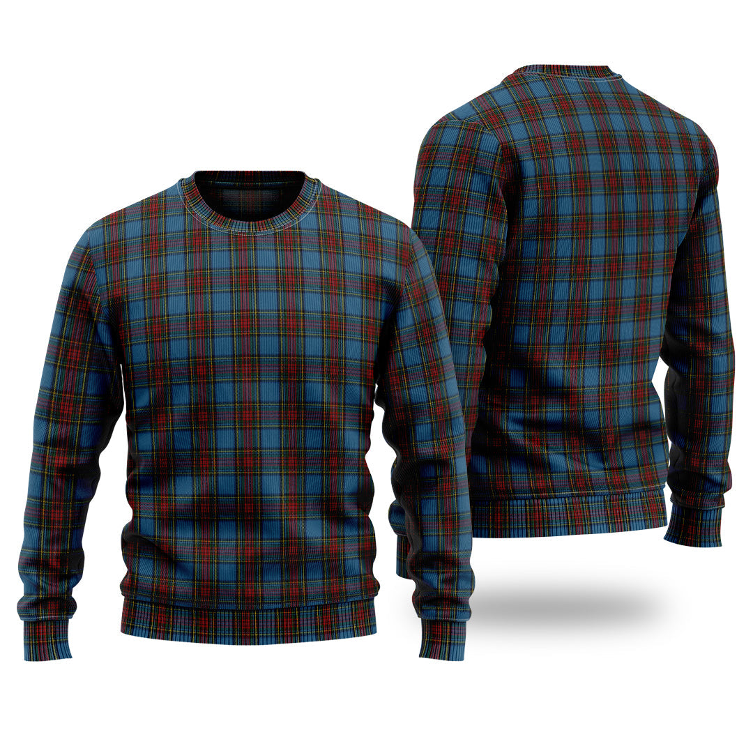 Clan Stewart Royal Blue Tartan Christmas Ugly Sweater SR56 Stewart Royal Blue Tartan Tartan Sweater   