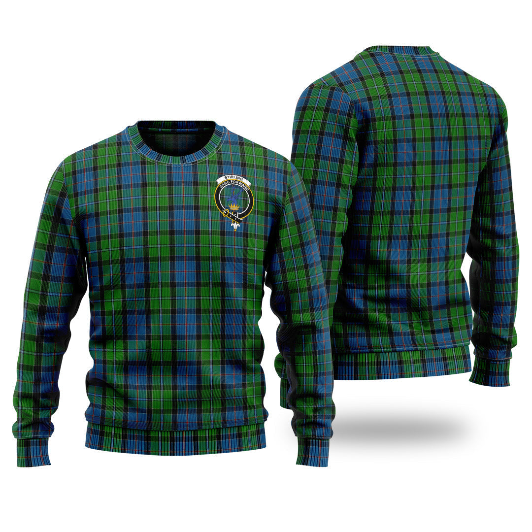 Clan Stirling Tartan Christmas Ugly Sweater MY19 Stirling Tartan Tartan Sweater   