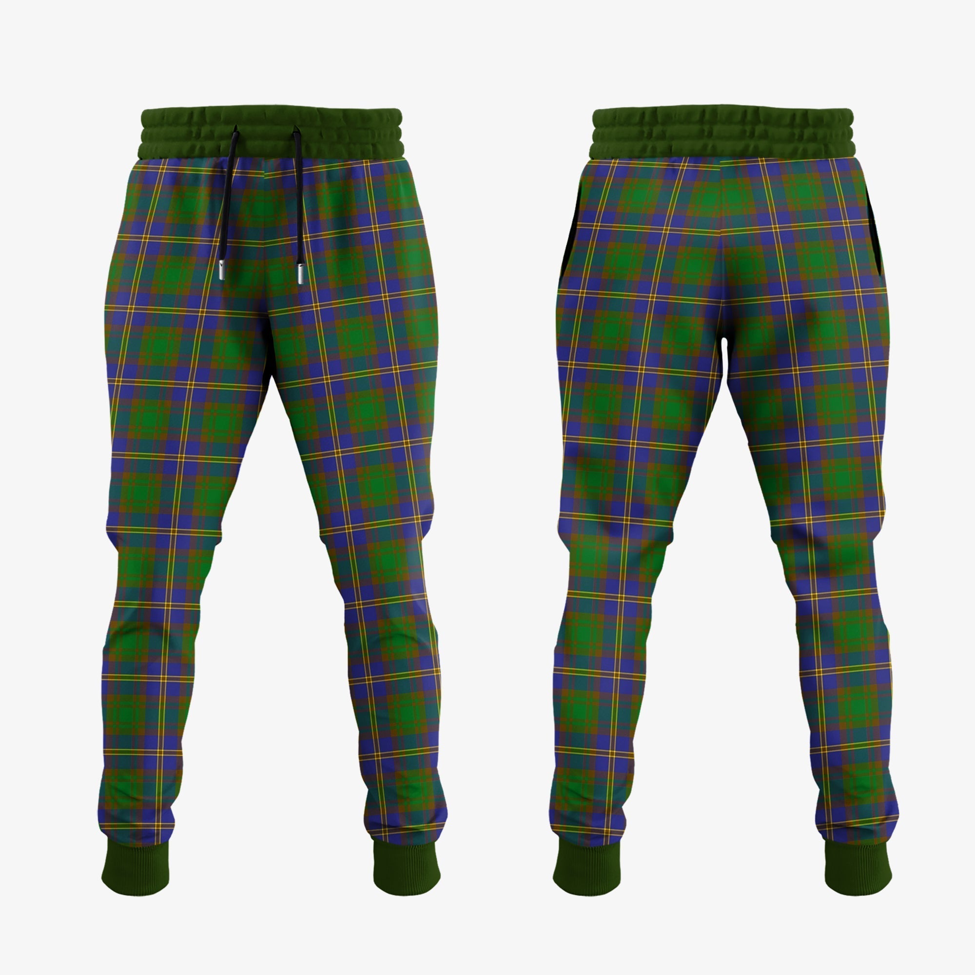 Clan Strange Of Balkaskie Tartan Crest Jogger Sweatpants UQ29 Clan Strange Tartan Today   