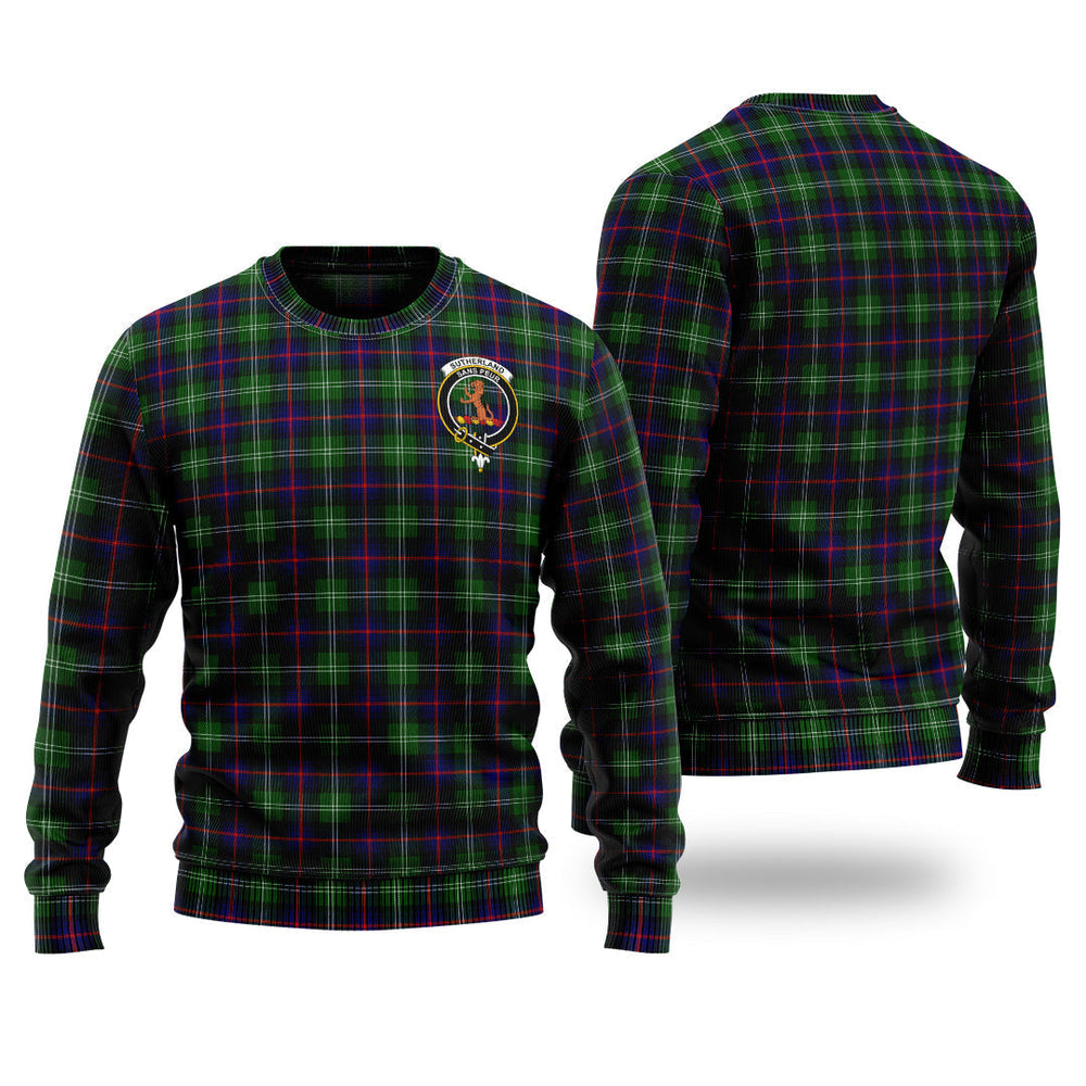 Clan Sutherland Modern Tartan Christmas Ugly Sweater FH34 Sutherland Modern Tartan Tartan Sweater   