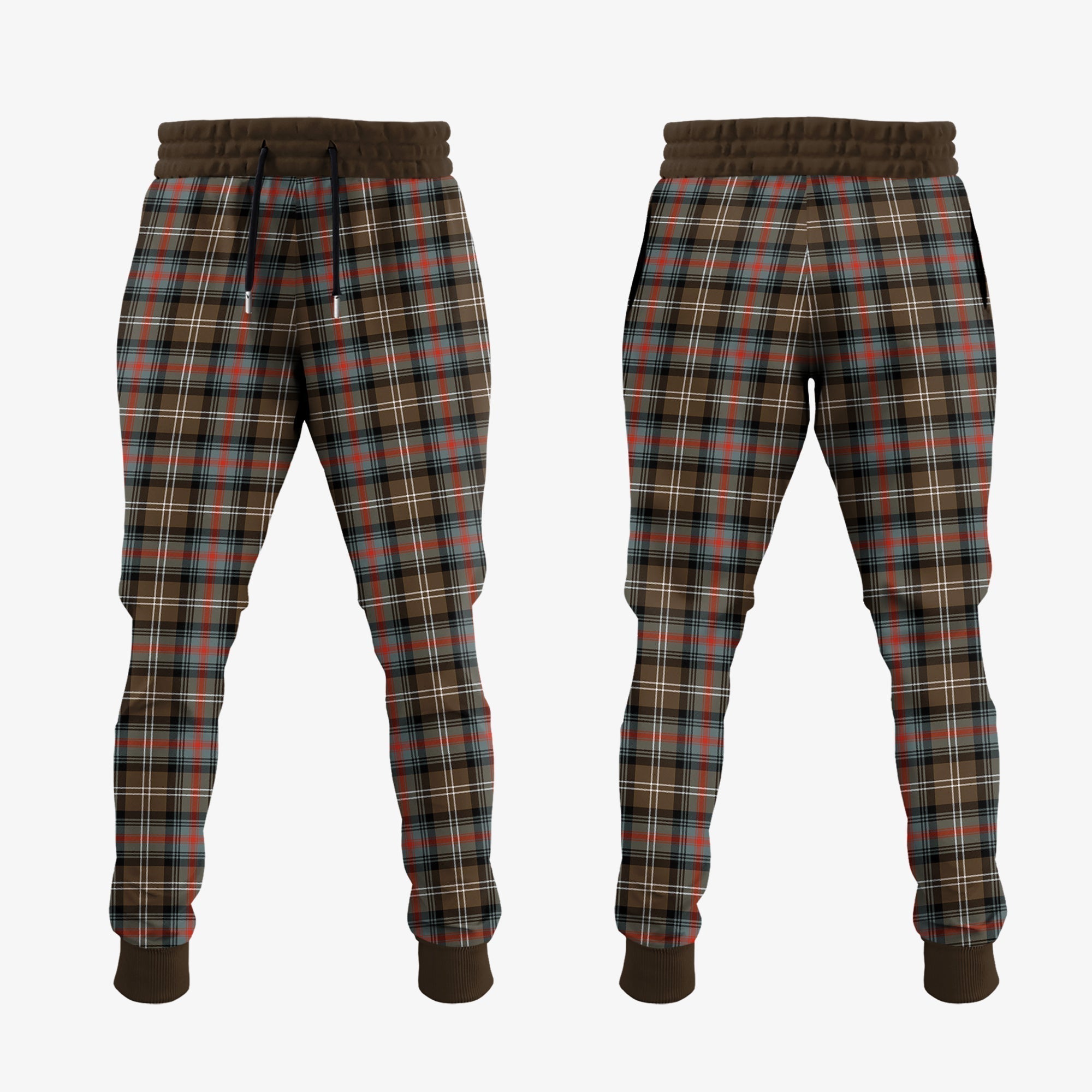 Clan Sutherland Weathered Tartan Crest Jogger Sweatpants SY78 Clan Sutherland Tartan Today   