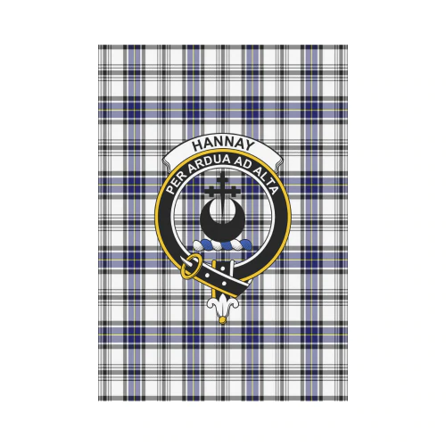 Clan Hannay Tartan Crest Garden Flag PG86 Clan Hannay Tartan Today   