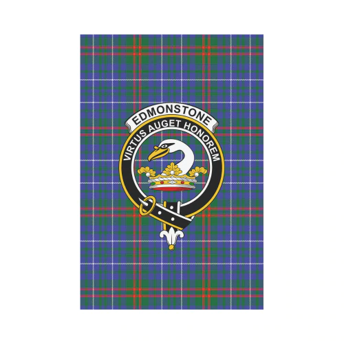 Clan Edmonstone Tartan Crest Garden Flag HL56 Clan Edmonstone Tartan Today   